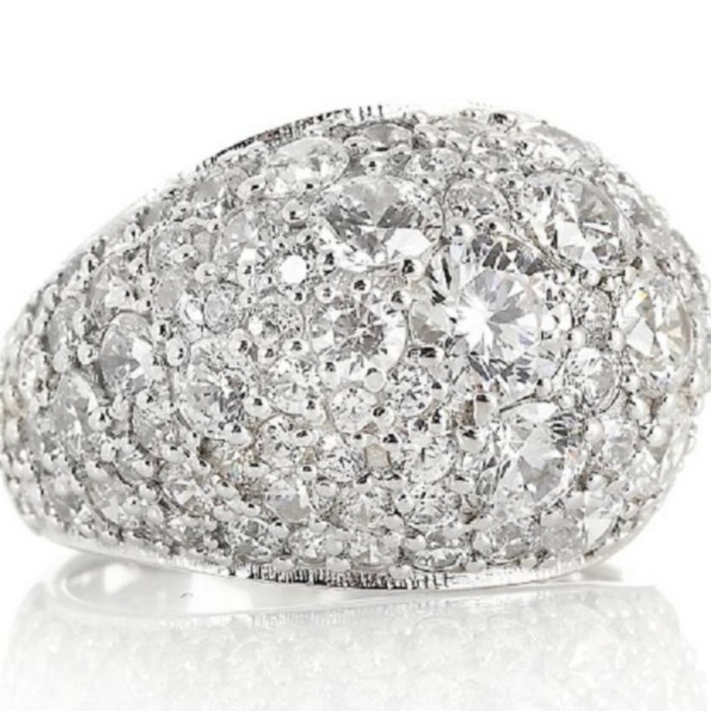 NIB Jean Dousset Pave Dome Ring - Picture 6 of 11